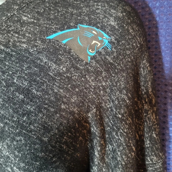 NWT NFL Panthers L Velvet Hoodie - Picture 2 of 8